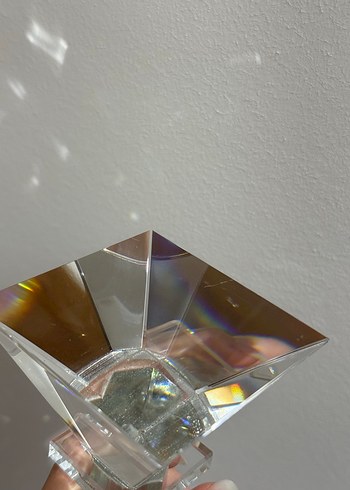 ŞIK KRİSTAL CAM ŞAMDAN / DEKORATİF ŞAMDAN - Görsel 4