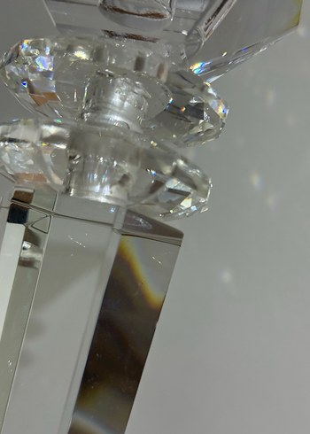 ŞIK KRİSTAL CAM ŞAMDAN / DEKORATİF ŞAMDAN - Görsel 5