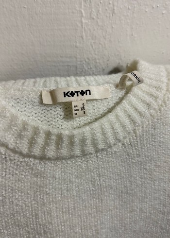 Koton Beyaz Süveter - Görsel 4