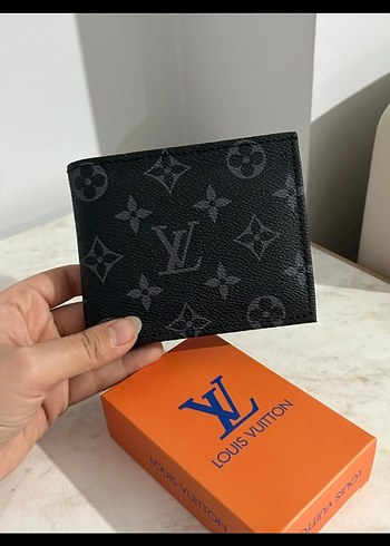Louis Vuitton Siyah Desenli Erkek Cüzdanı - Görsel 2