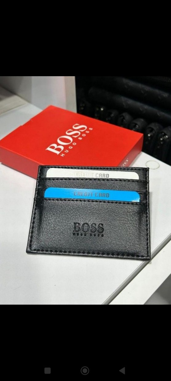BOSS Siyah Erkek Kartlık - Görsel 2
