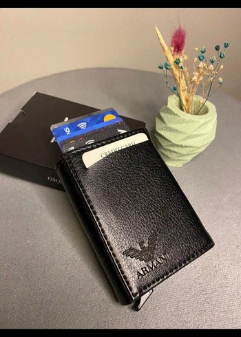 Armani Siyah Erkek Cüzdanı - Görsel 2