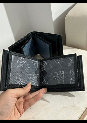 Siyah Baskılı Erkek Cüzdan - Görsel 4