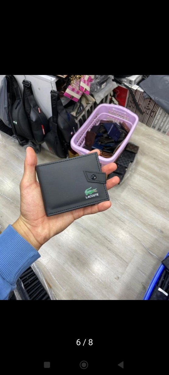 Siyah Baskılı Erkek Cüzdan - Görsel 3