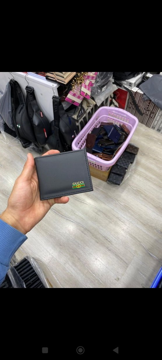 Siyah Baskılı Erkek Cüzdan - Görsel 5