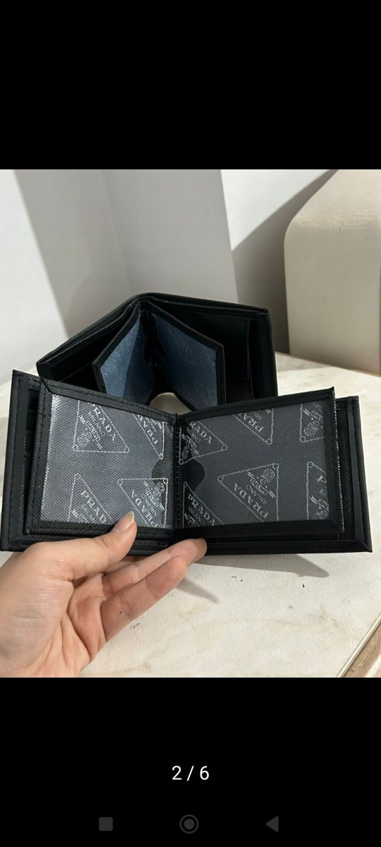 Siyah Baskılı Erkek Cüzdan - Görsel 4
