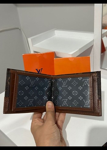 Louis Vuitton Erkek Kahverengi Baskılı Cüzdan - Görsel 2