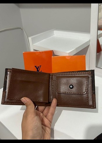 Louis Vuitton Erkek Kahverengi Baskılı Cüzdan - Görsel 5
