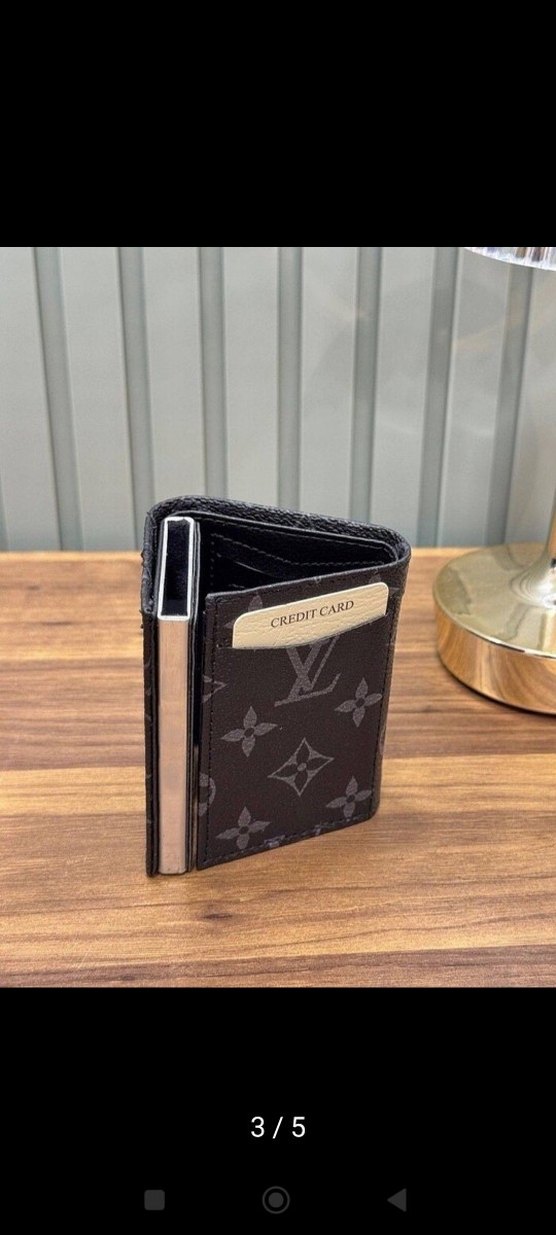 Erkek Kahverengi Baskılı Cüzdan - Görsel 2