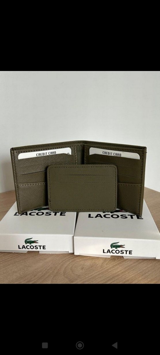 Lacoste Erkek Siyah Deri Cüzdan - Görsel 4