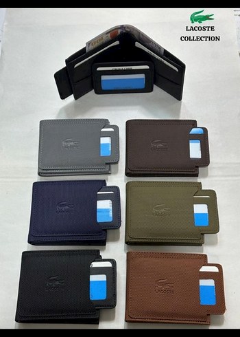 Lacoste Siyah Minimalist Erkek Cüzdanı - Görsel 5