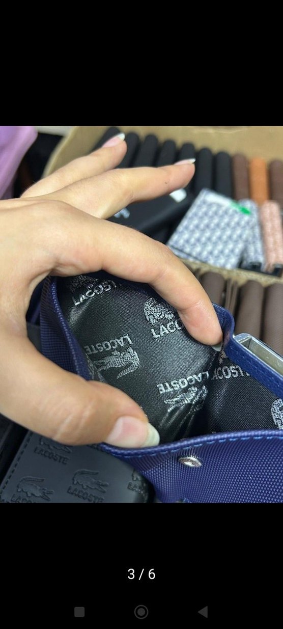 Lacoste Desenli Erkek Cüzdanı Çok Renkli - Görsel 4