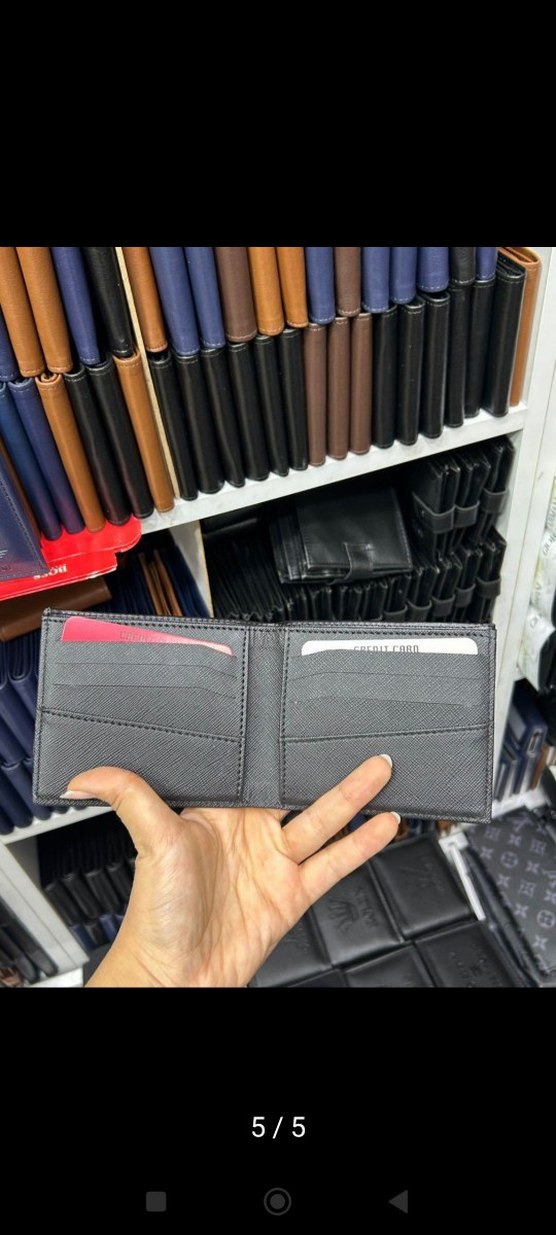 Siyah Armani Baskılı Erkek Cüzdanı - Görsel 2