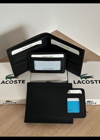 Lacoste Siyah Erkek Cüzdan - Görsel 5