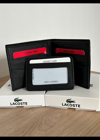 Lacoste Siyah Erkek Cüzdan - Görsel 4