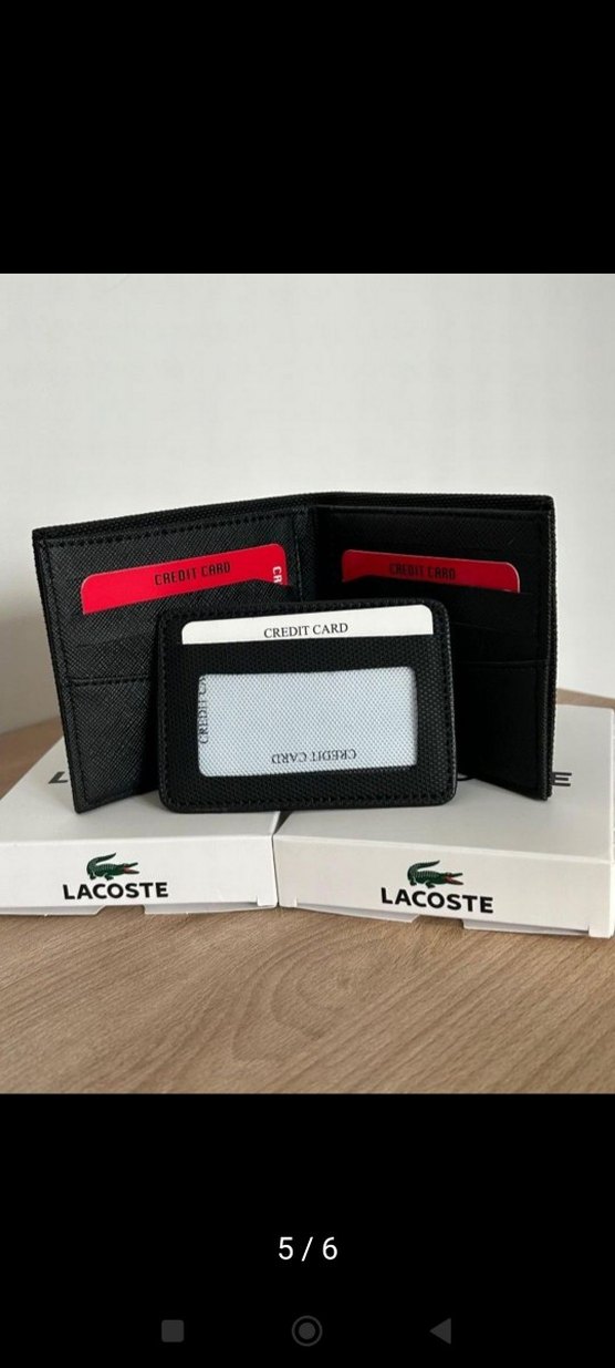 Lacoste Siyah Erkek Cüzdan - Görsel 4