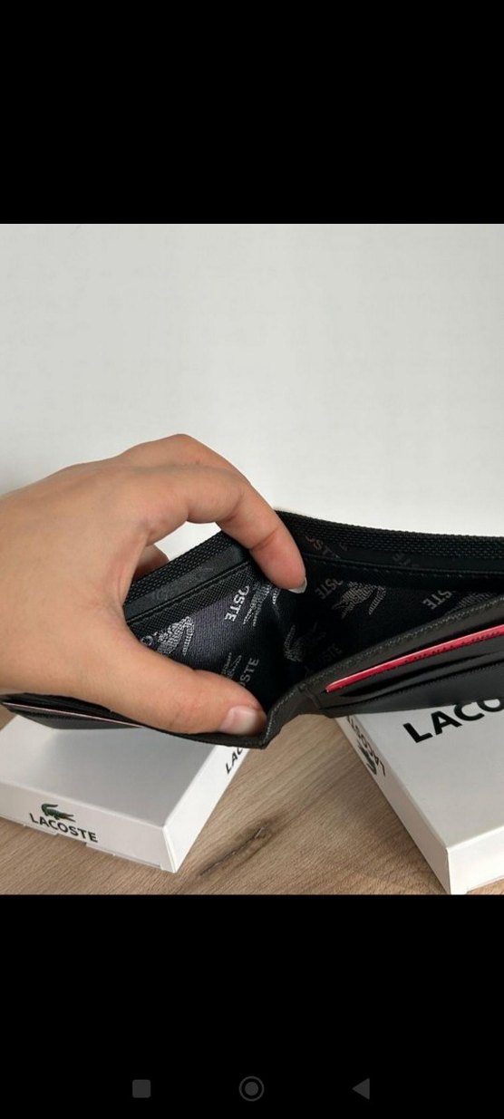 Lacoste Siyah Erkek Cüzdan - Görsel 2