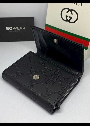 Gucci Siyah Kabartmalı Erkek Cüzdan - Görsel 4