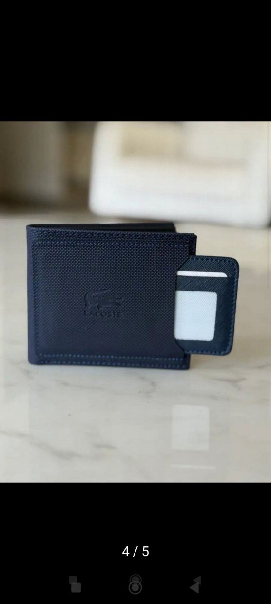 Siyah Baskılı Lacoste Erkek Cüzdanı - Görsel 3