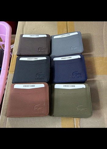 Lacoste Erkek Mavi Baskılı Cüzdan - Görsel 4