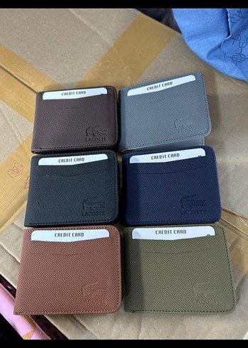 Lacoste Erkek Mavi Baskılı Cüzdan - Görsel 3