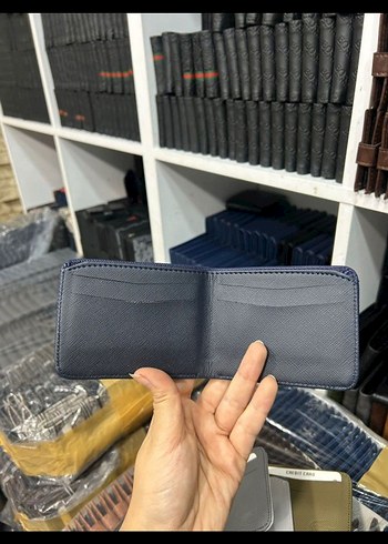 Lacoste Erkek Mavi Baskılı Cüzdan - Görsel 7