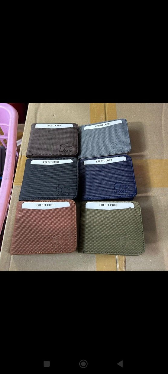 Lacoste Erkek Mavi Baskılı Cüzdan - Görsel 4