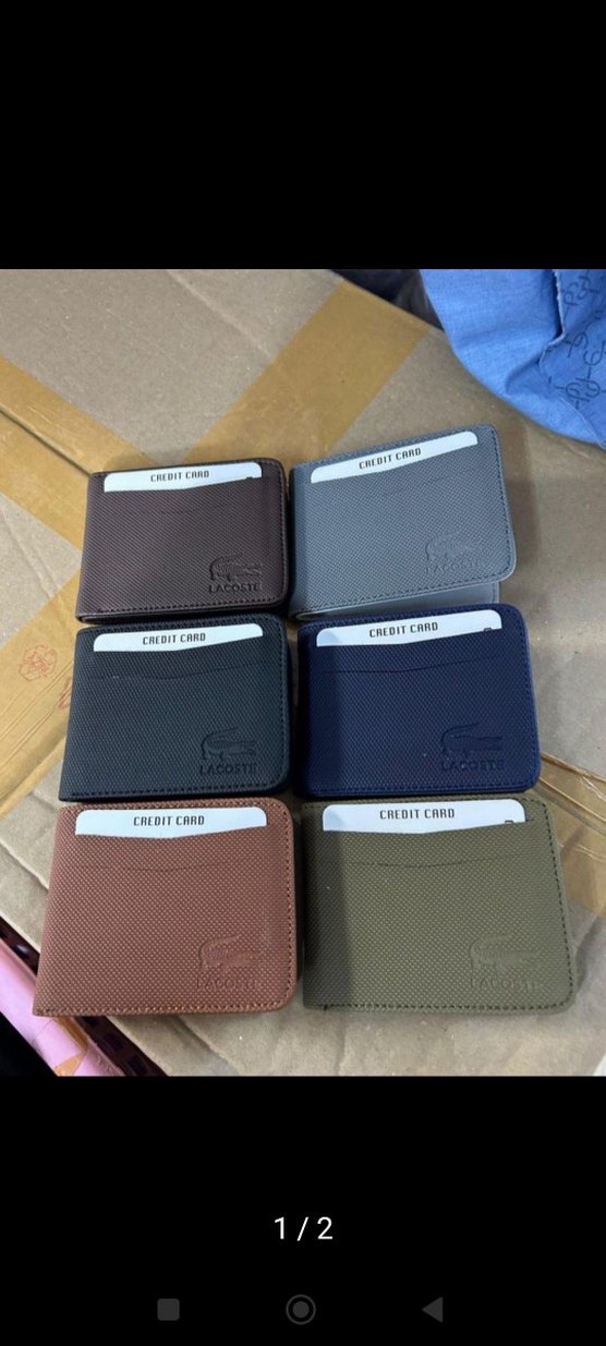 Lacoste Erkek Mavi Baskılı Cüzdan - Görsel 3