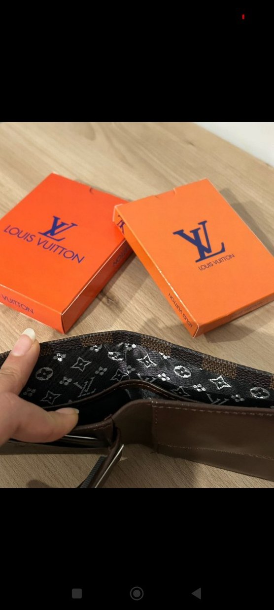 Kahverengi Desenli Erkek Cüzdanı - Görsel 3