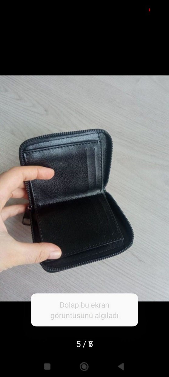 Siyah Minimalist Erkek Cüzdan - Görsel 3