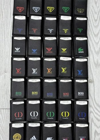 Çok Renkli Parisli Erkek Cüzdanı 200 Yazılı - Görsel 3