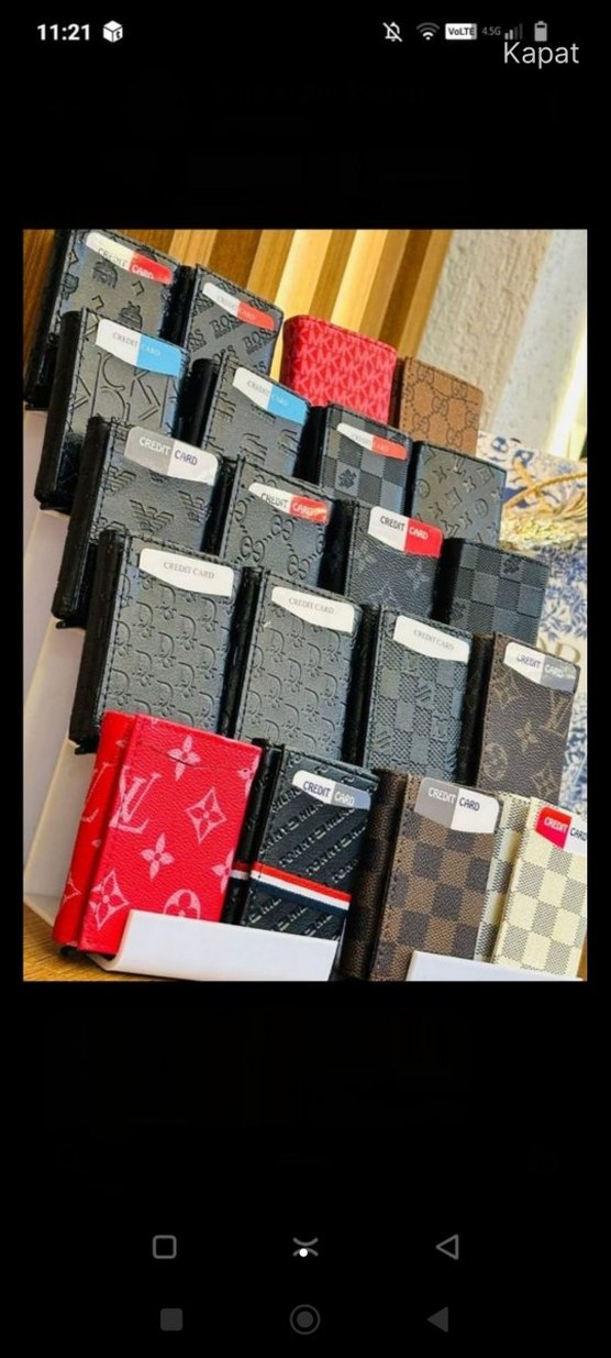 Çok Renkli Parisli Erkek Cüzdanı 200 Yazılı - Görsel 5