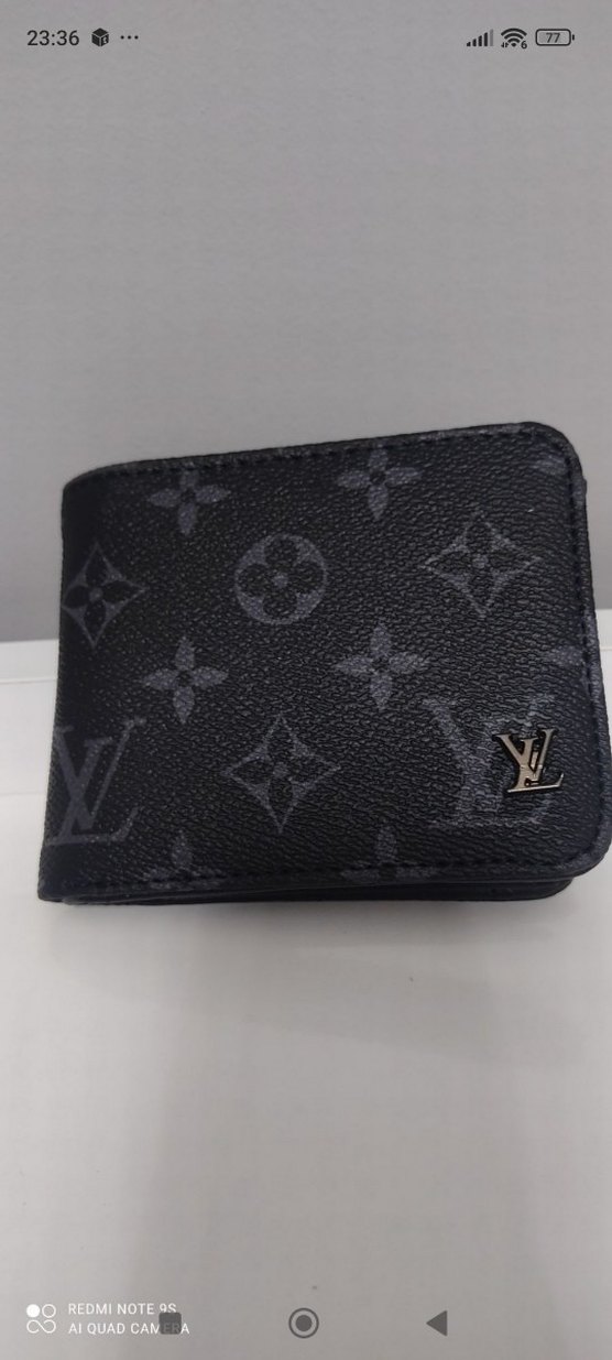 Louis Vuitton Siyah Desenli Erkek Cüzdanı - Görsel 3
