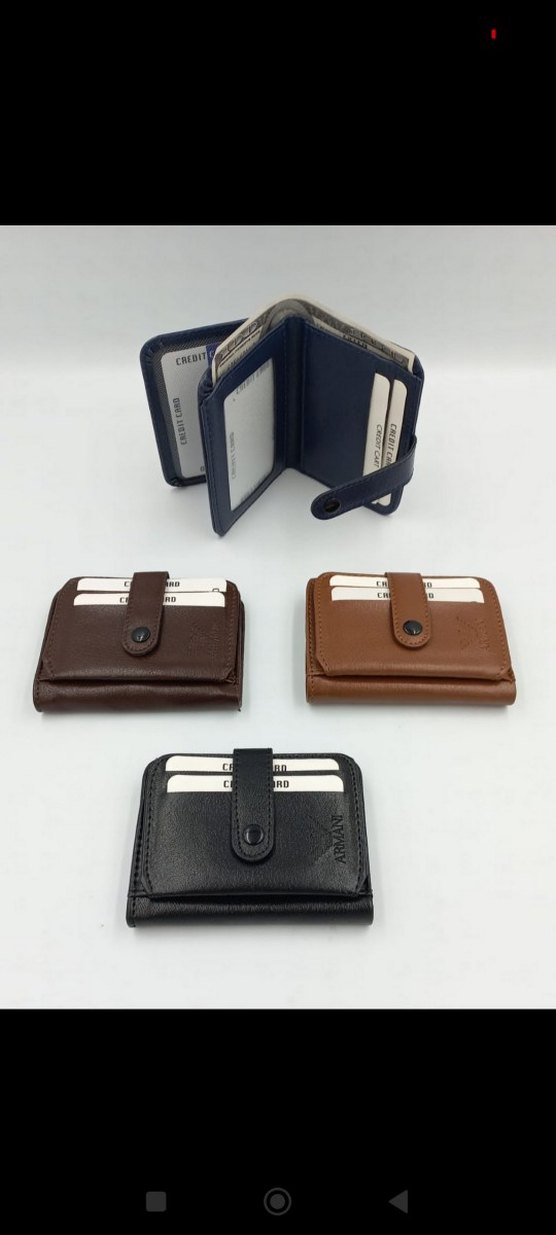 Kahverengi Kareli Modern Klasik Erkek Cüzdanı - Görsel 2