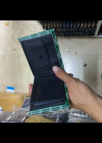 Kırmızı Baskılı Fermuarlı Erkek Kartlık - Görsel 6