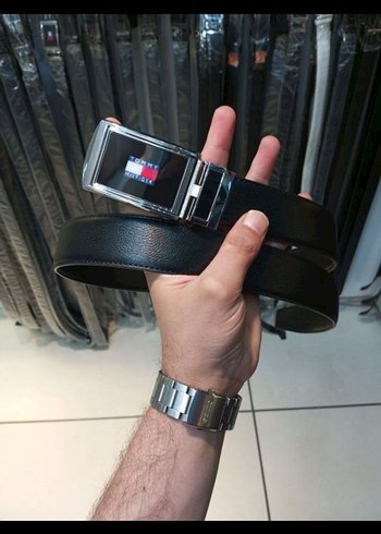 Siyah Erkek Deri Kemerler Sokak Stili - Görsel 3