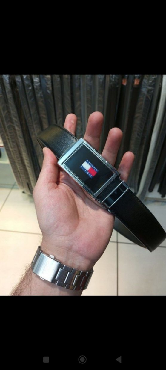 Siyah Erkek Deri Kemerler Sokak Stili - Görsel 5