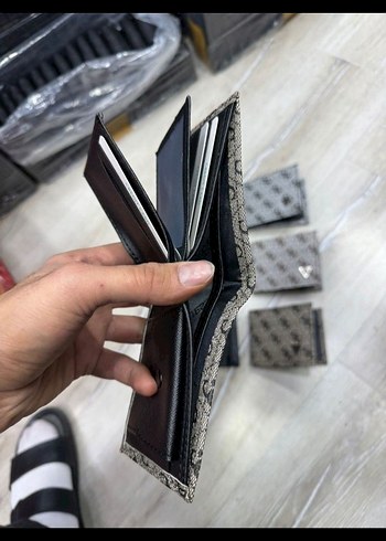 Kahverengi Desenli Kadın Deri Cüzdan - Görsel 6