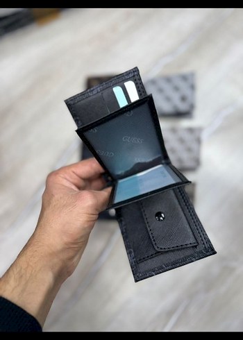 Kahverengi Desenli Kadın Deri Cüzdan - Görsel 2