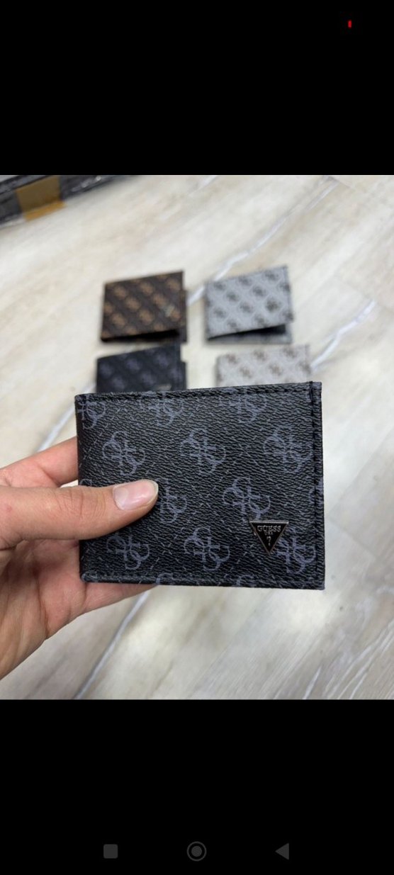 Kahverengi Desenli Kadın Deri Cüzdan - Görsel 4