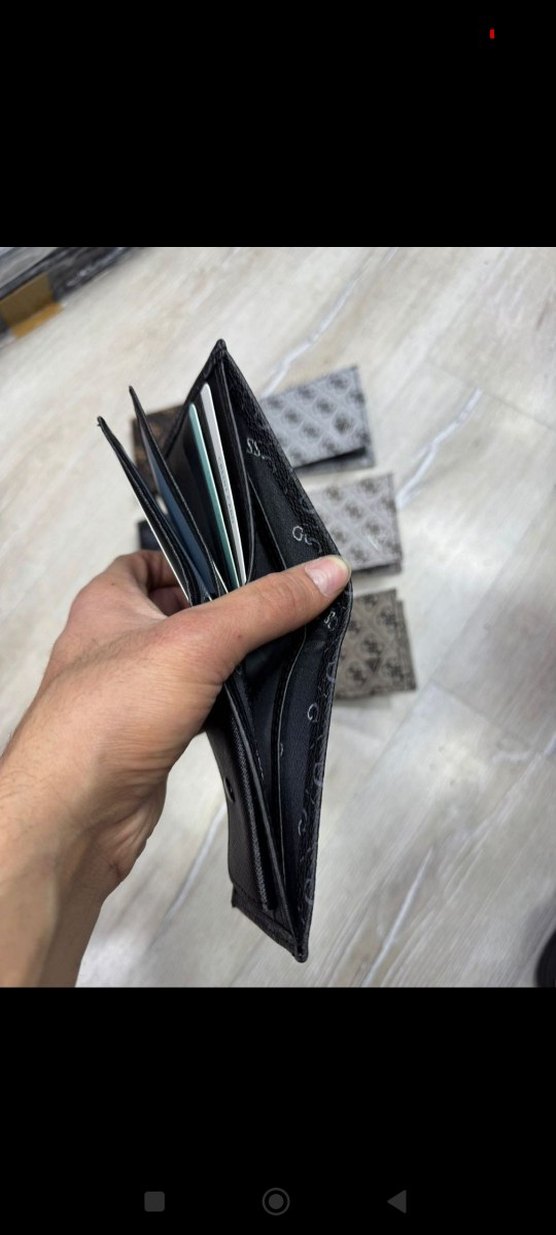 Kahverengi Desenli Kadın Deri Cüzdan - Görsel 3