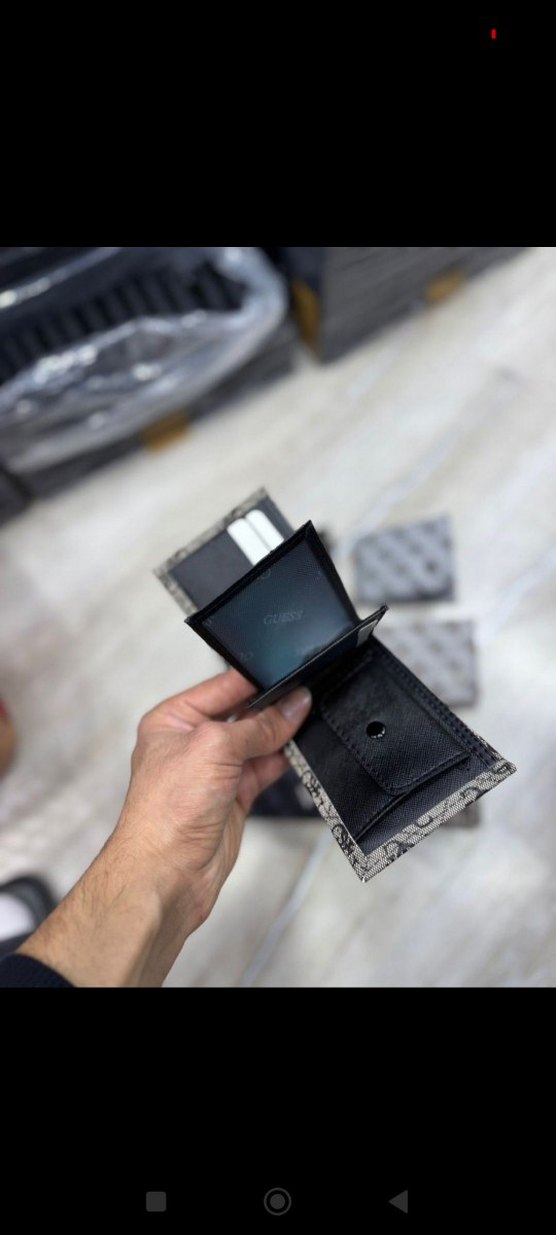 Kahverengi Desenli Kadın Deri Cüzdan - Görsel 5