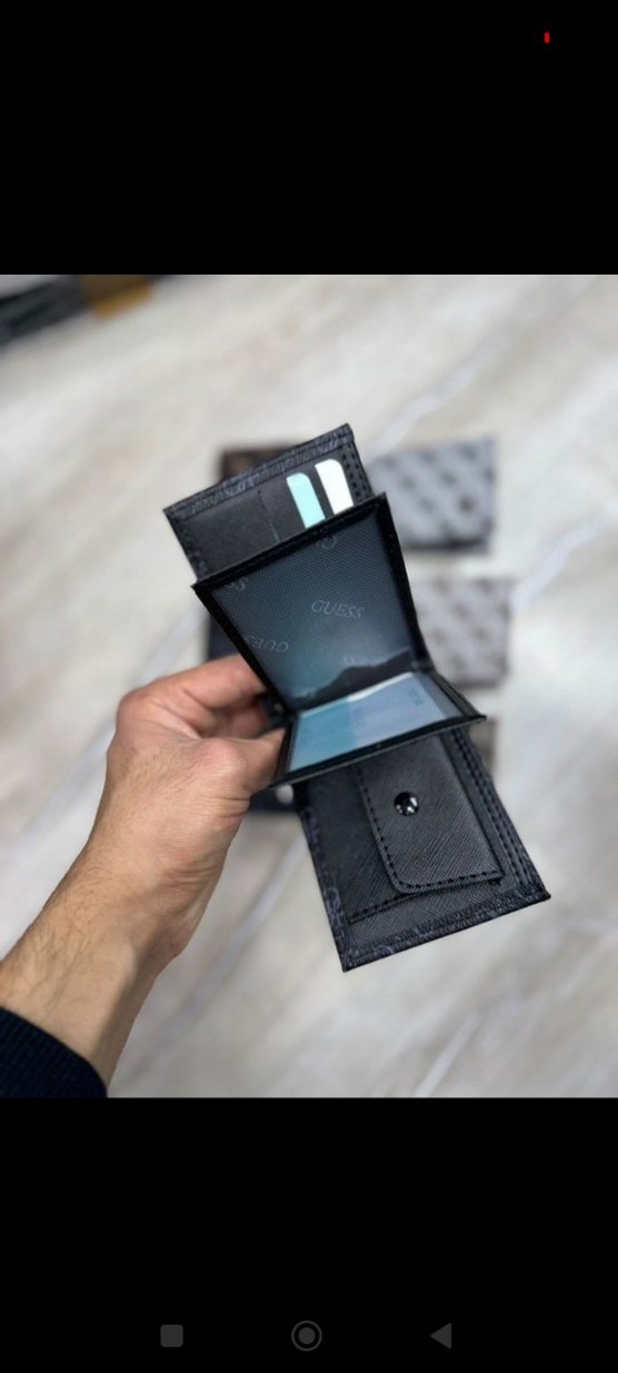 Kahverengi Desenli Kadın Deri Cüzdan - Görsel 2