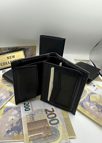 Siyah Erkek İş Cüzdanı, Desenli, Street Wear - Görsel 9