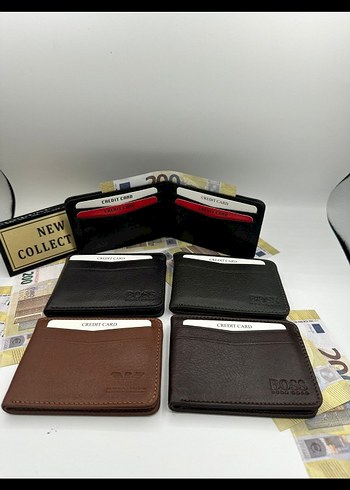 Siyah Erkek İş Cüzdanı, Desenli, Street Wear - Görsel 5