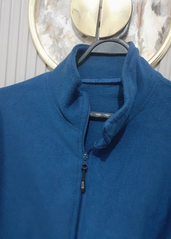 Erkek Mavi Fermuarlı Polar - Görsel 3