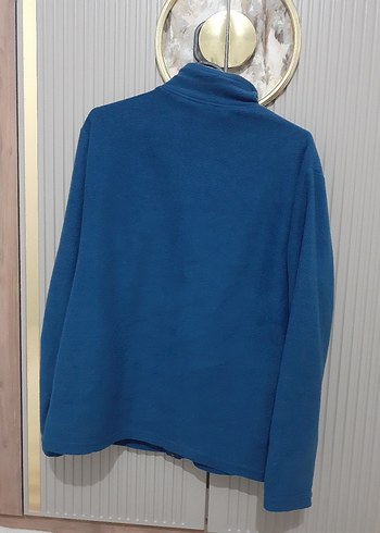 Erkek Mavi Fermuarlı Polar - Görsel 2