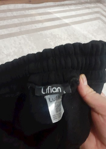 Siyah erkek Rahat Kesim Eşofman Altı - Görsel 4