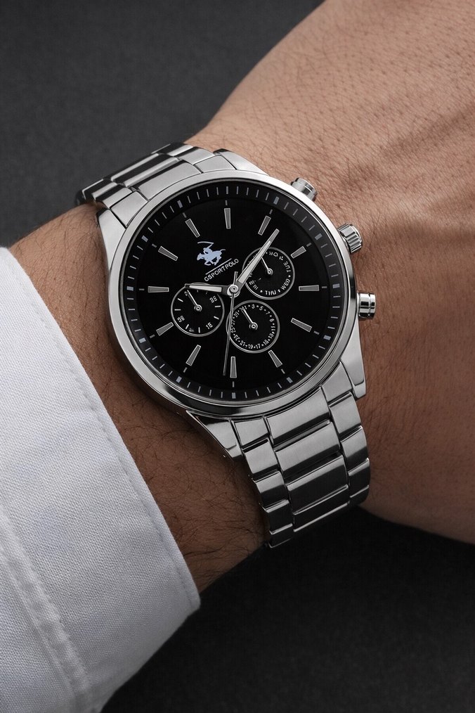 Modern Klasik Çelik Erkek Kol Saati - Görsel 2