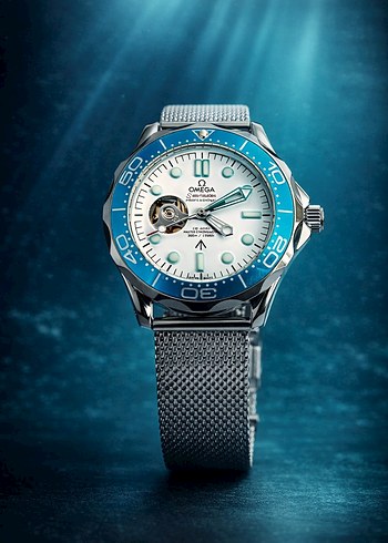 Omega SeaMaster Otomatik Mekanizma Hasır Kordon - Görsel 7